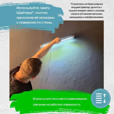 Малярная лампа Шайтера Slim 500